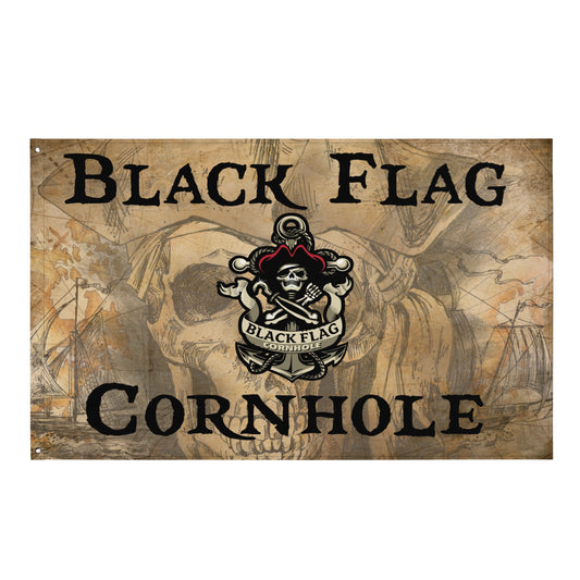 Black Flag Cornhole Wall Flag