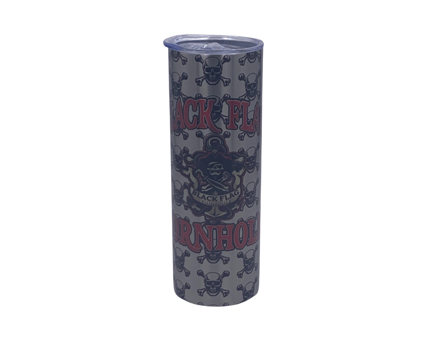 Black Flag Cornhole Tumbler - Stainless - 20 Ounce