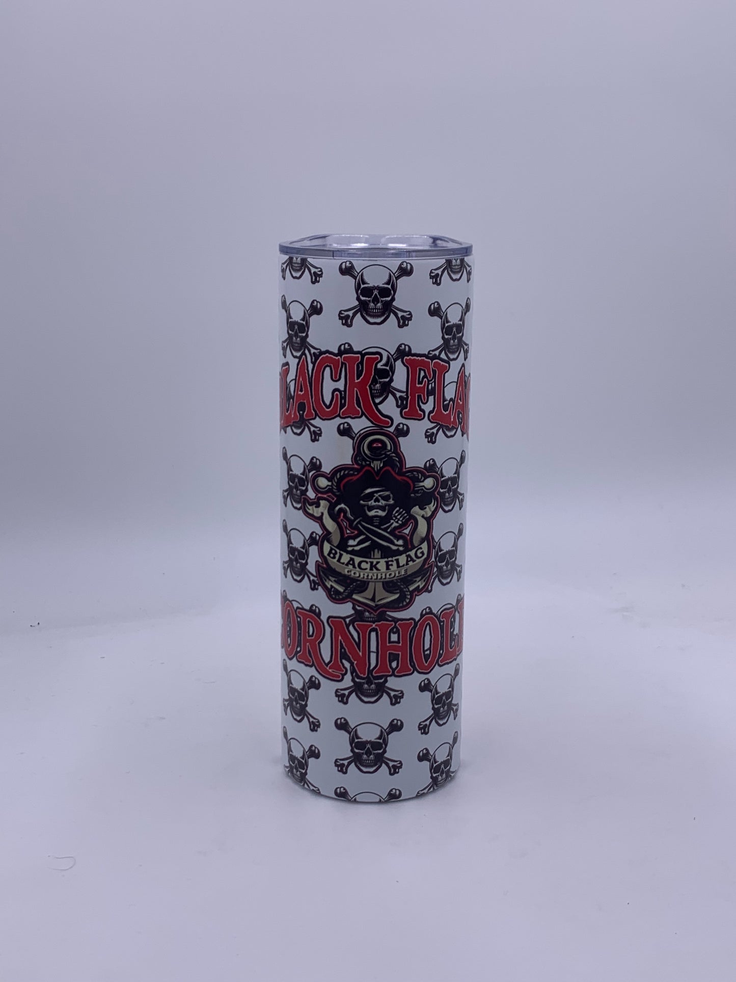 Black Flag Cornhole Tumbler - Glow In The Dark - 20 Ounce