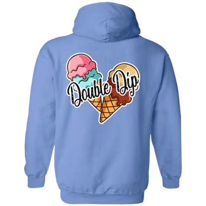 Double Dip Pullover Hoodie - Front/Back