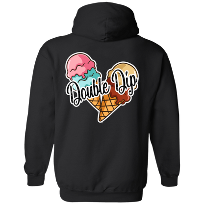 Double Dip Pullover Hoodie - Front/Back