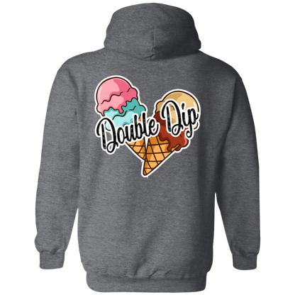 Double Dip Pullover Hoodie - Front/Back