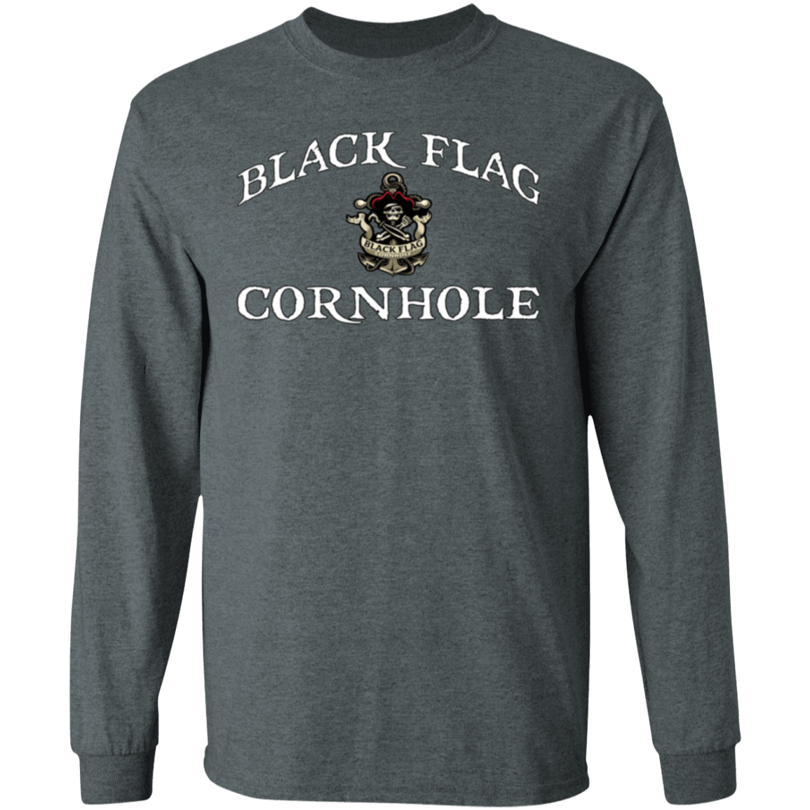 Black Flag Cornhole Long Sleeve T-Shirt