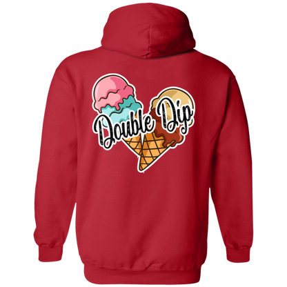 Double Dip Pullover Hoodie - Front/Back