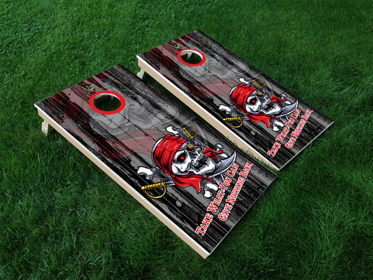 Black Flag Cornhole  Take What You Can Boards
