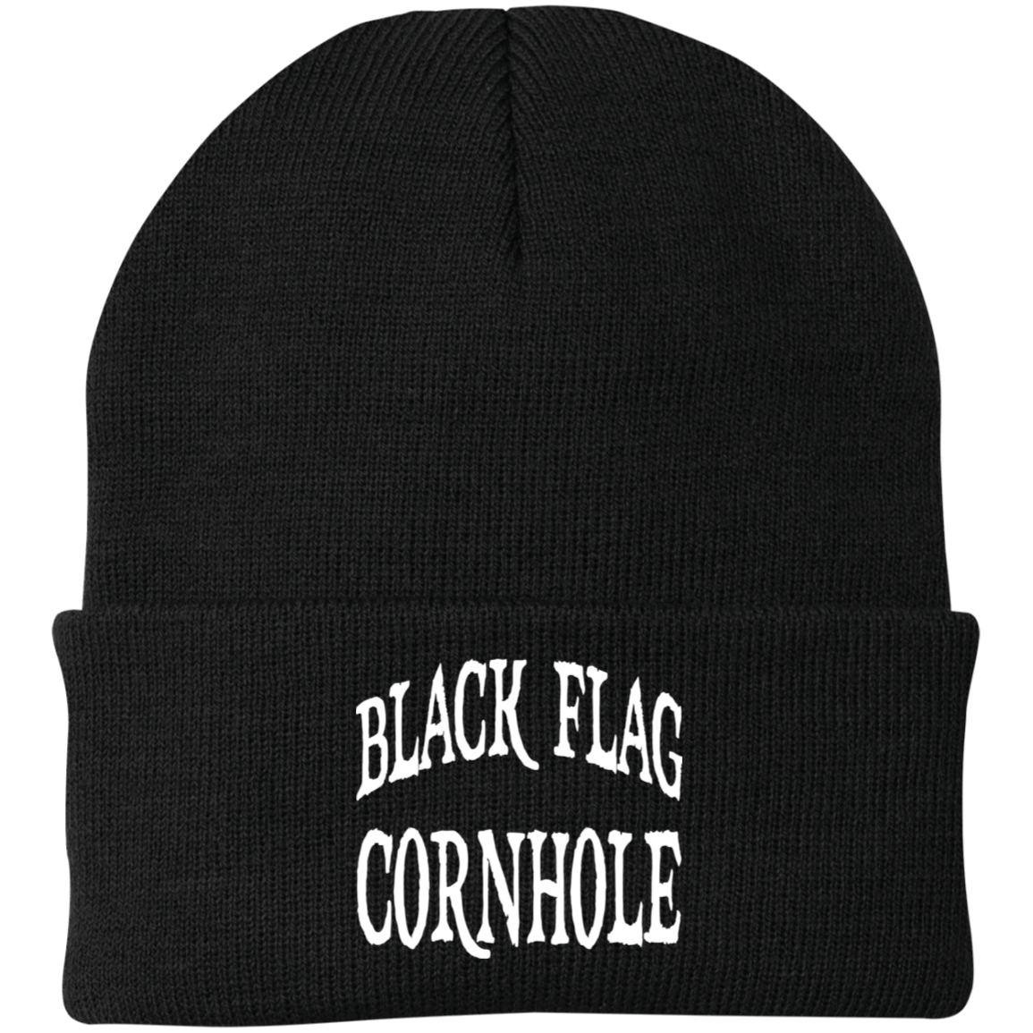 Black Flag Cornhole Beanie