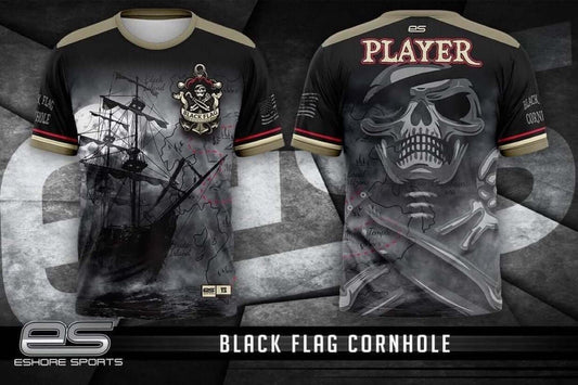 Black Flag Cornhole Jersey - Custom